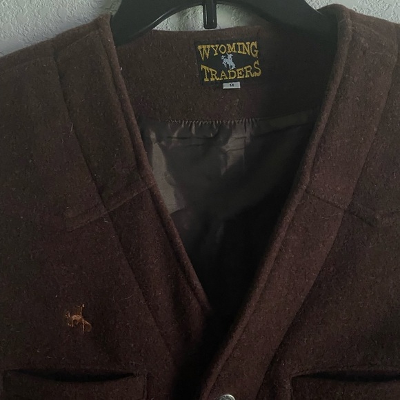 WYOMING TRADERS WOOL TEXAS CONCEALED CARRY WESTERN RUGGED DURABLE SECURE VEST M - Picture 9 of 14